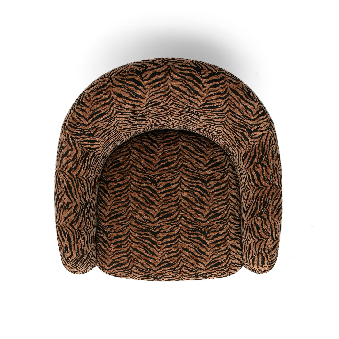 Salma Swivel Chair - Animal Print - Image 4