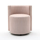 Alyssa Rolling Desk Chair - Brown - Image 3