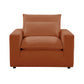 Cali Performance Fabric Armchair - Rust - Image 2