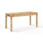 Berri 60" Natural Burl 3-Drawer Work Desk - Image 1