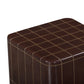 Tatiana Square Concrete Indoor/Outdoor Side Table - Maroon - Image 3