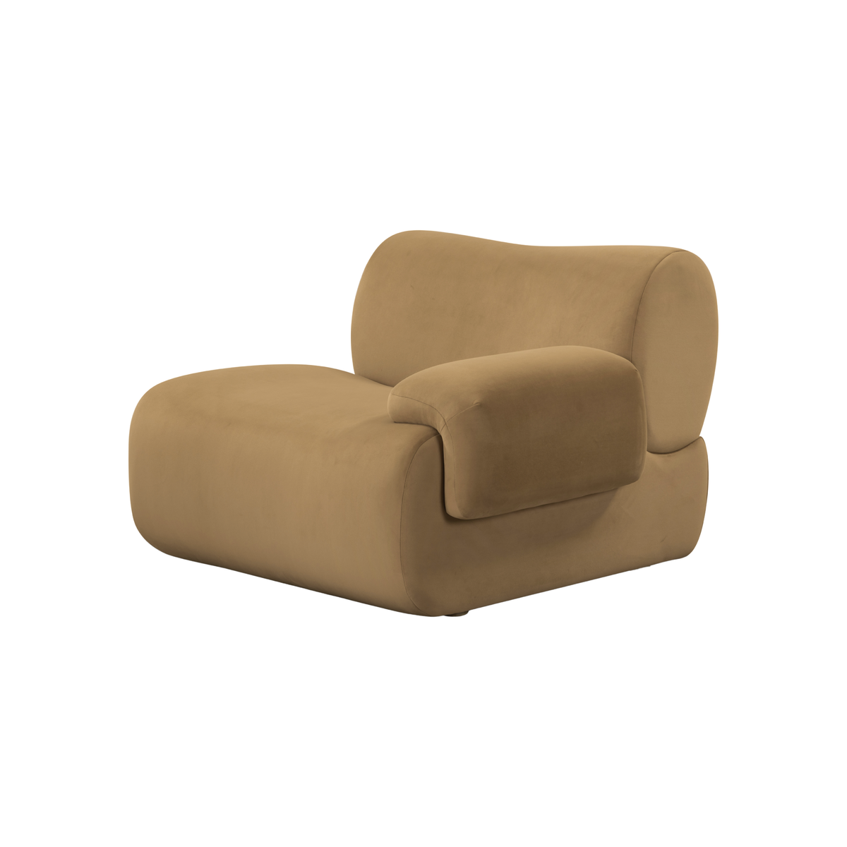 Zenith Modular Corner Chair - Brown / RAF - Image 5