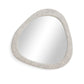 Klaryss 32"X25" Neutral Floral Jacquard Mirror - Image 1