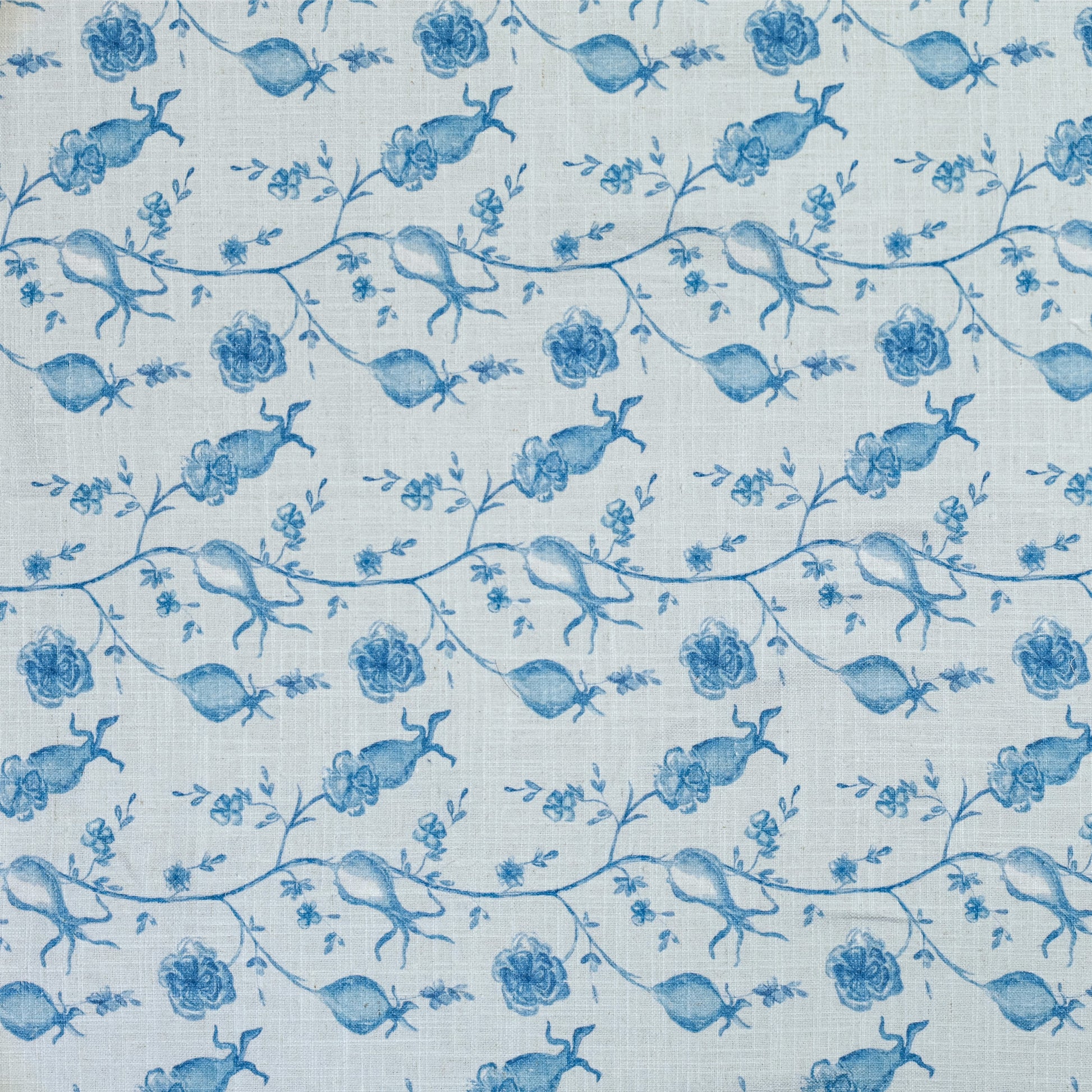 Dolce Natural Cotton Table Cloth - Baby Blue / 70" x 160" - Image 3