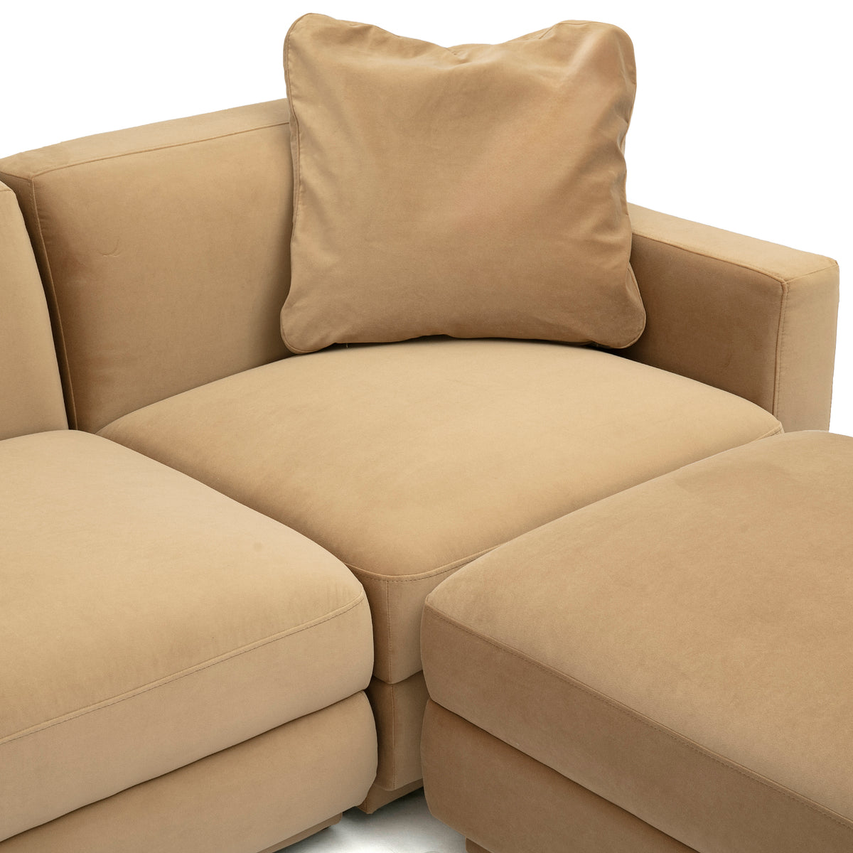 Perry 6-Piece Modular U-Sectional - Tan - Image 3