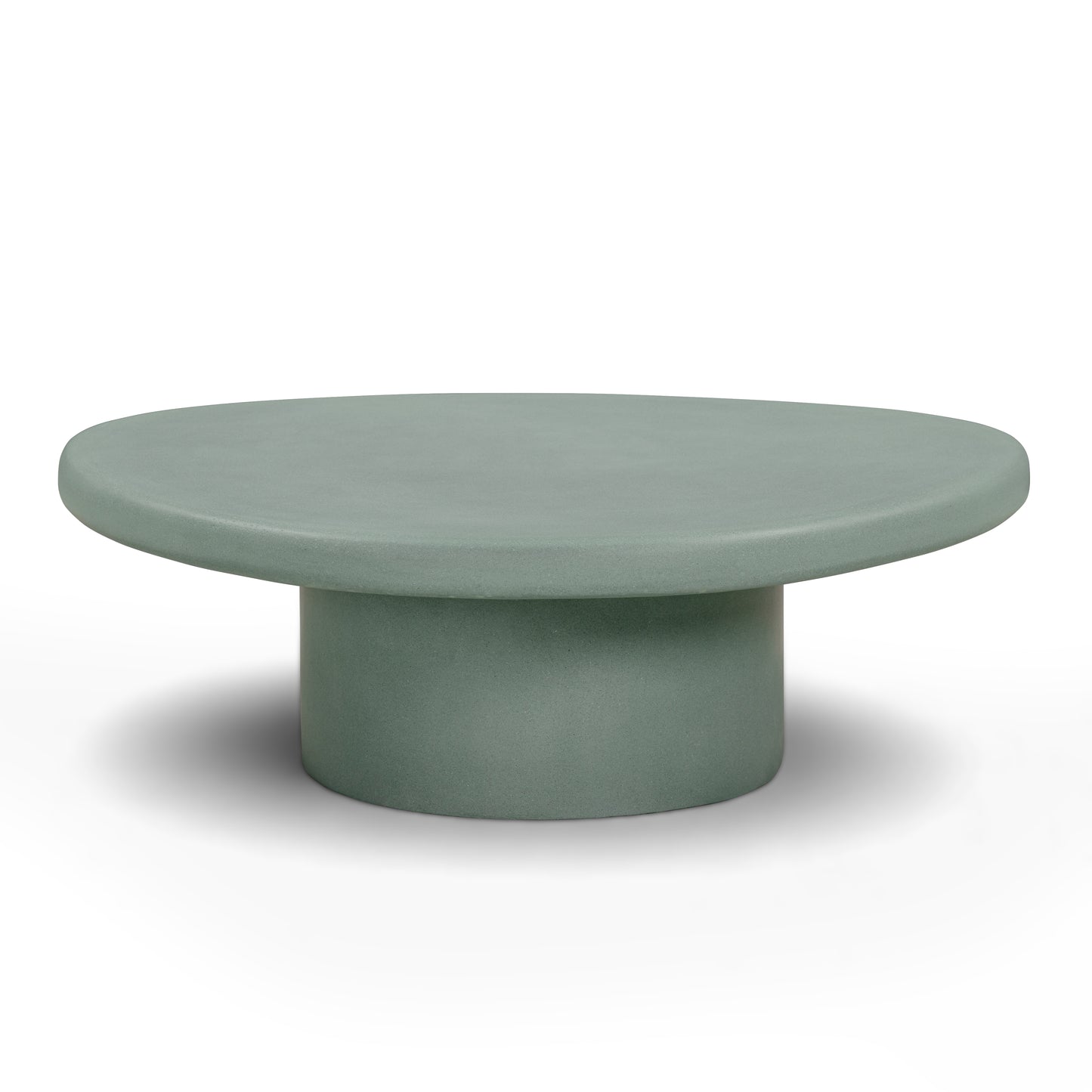 Jade Concrete Indoor/Outdoor Nesting Coffee Table Set - Green - Image 6