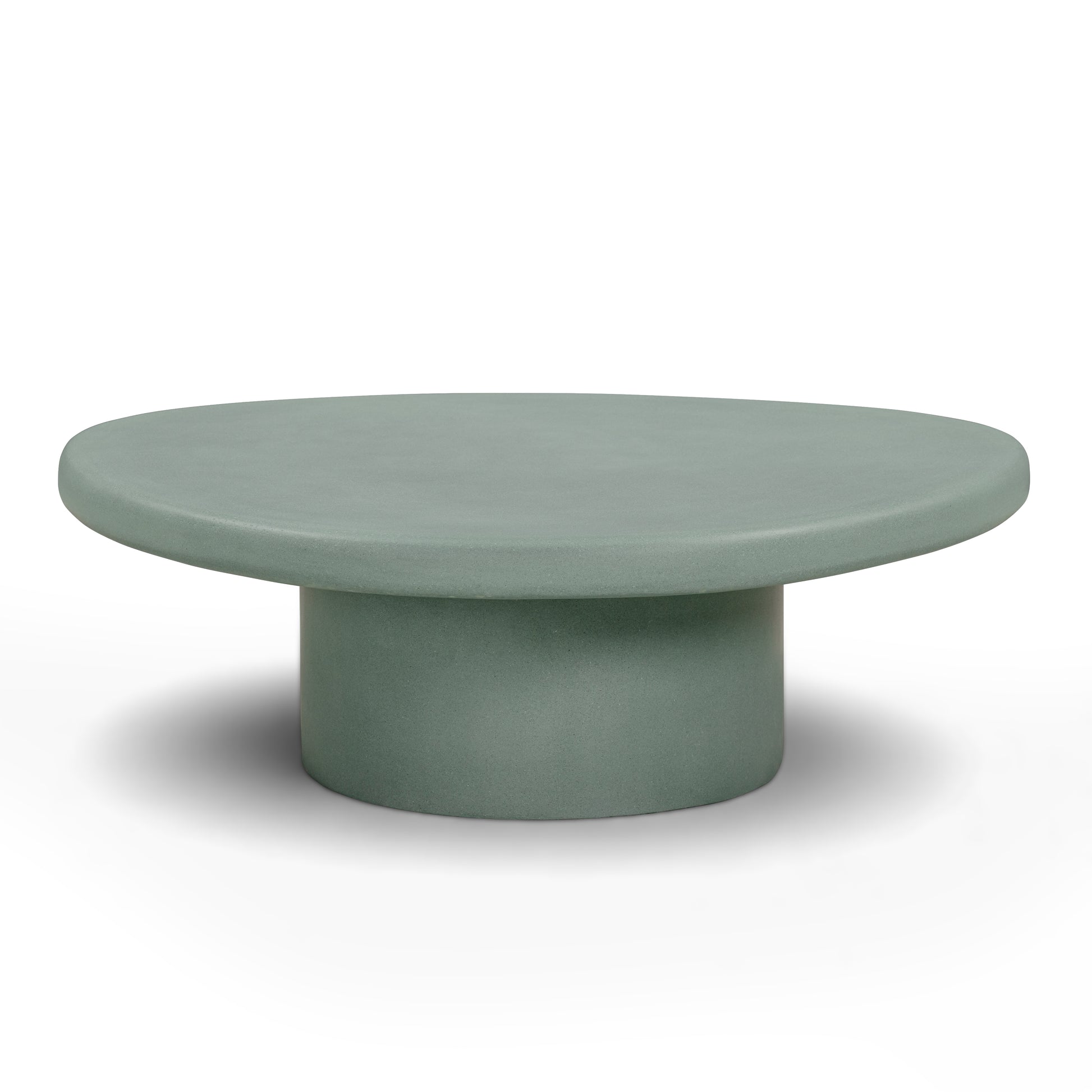 Jade Concrete Indoor/Outdoor Nesting Coffee Table Set - Green - Image 6