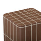 Tatiana Square Concrete Indoor/Outdoor Side Table - Terracotta - Image 4