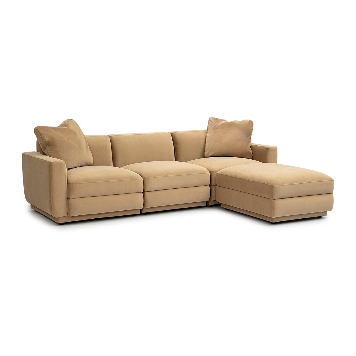 Perry 4-Piece Modular Sectional - Tan - Image 2