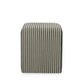 Byron Square Cotton Jute Ottoman - Green - Image 3