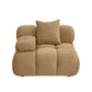 Calliope Performance Modular Corner Chair - Cafe Au Lait - Image 3