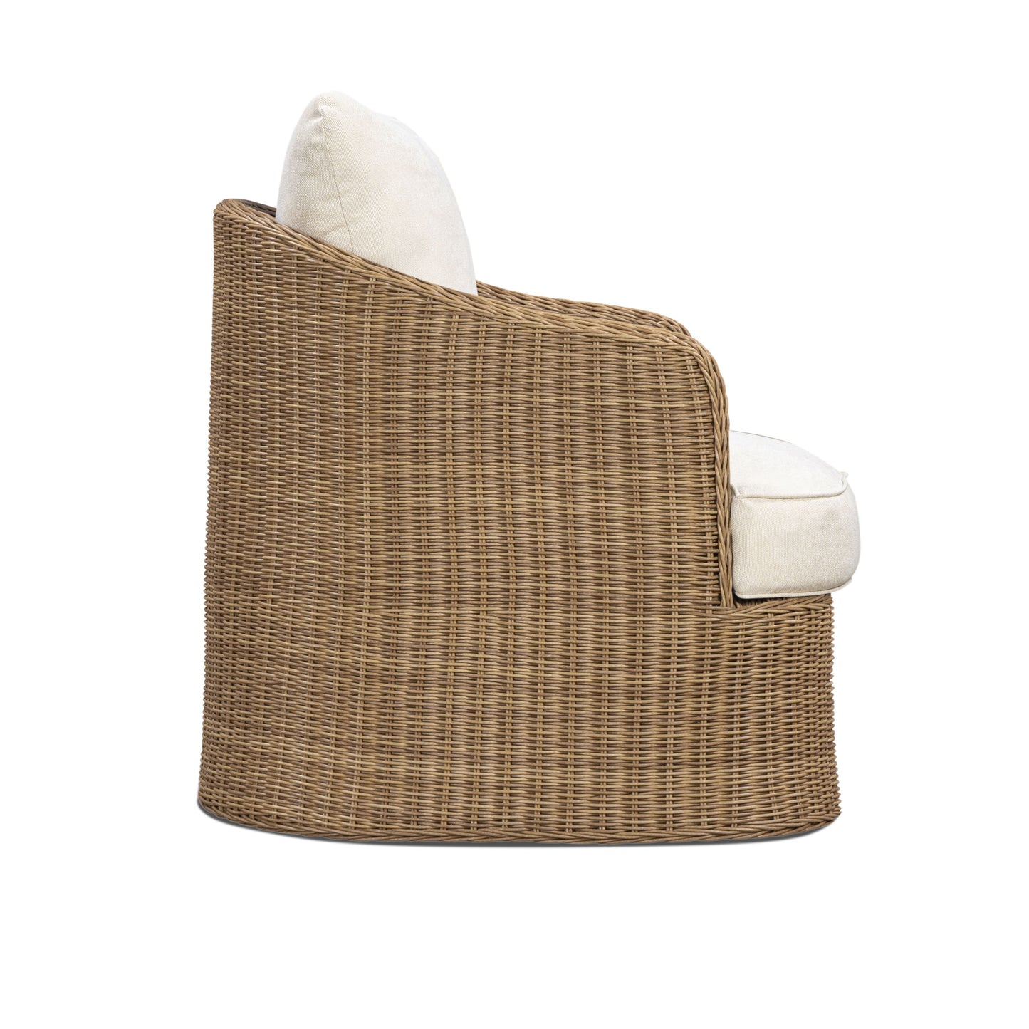 Axel Cream Boucle Outdoor Accent Chair - Image 4