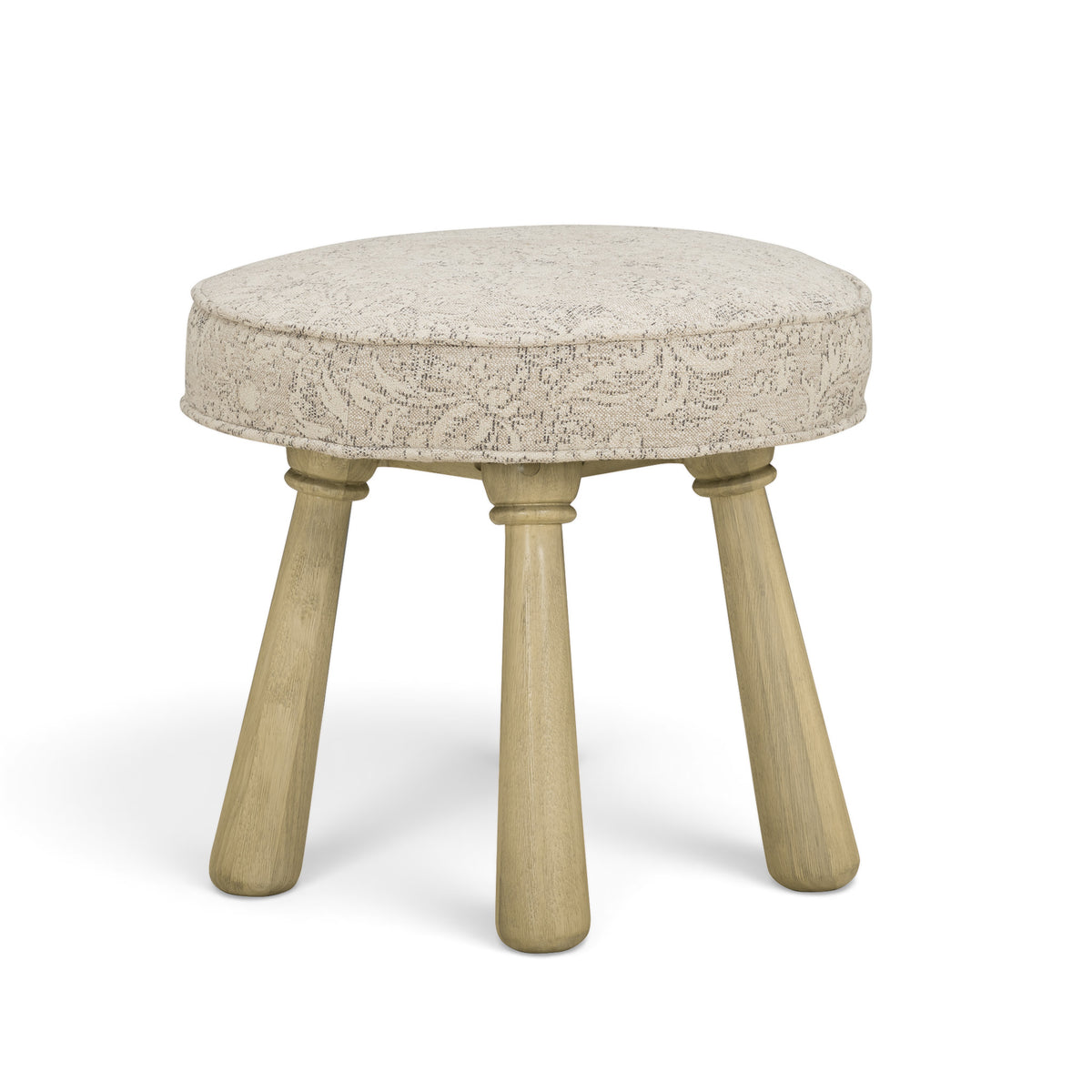 Pookie Accent Stool - Neutral Floral - Image 3
