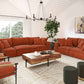 Cali 80" Modular Loveseat - Rust - Image 2