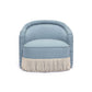 Pamela Tasseled Lounge Accent Chair - Blue - Image 3
