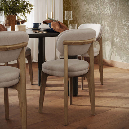 Carnation Dining Chair - Cream - Image 1