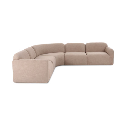 Gorge 5-Piece Modular Corner Sectional - Tan - Image 1