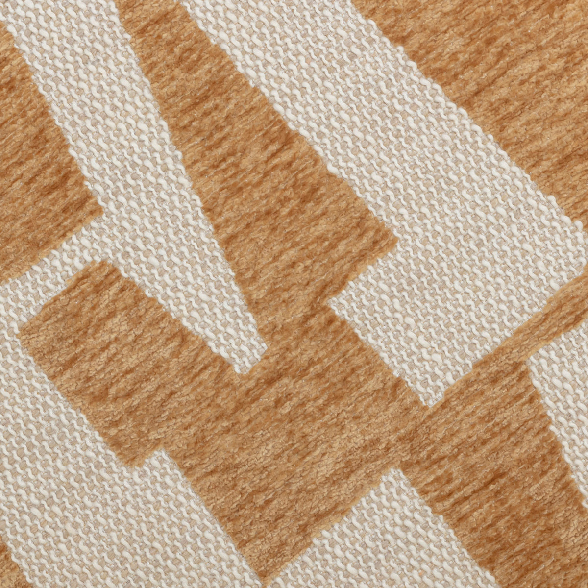Bisou Performance Jacquard Ottoman - Curry - Image 5