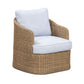 Axel Blue Boucle Outdoor Accent Chair - Image 1