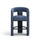 Malone Denim Blue Performance Fabric Counter Stool - Image 1