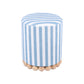 Dex Ottoman - Blue Stripes - Image 4