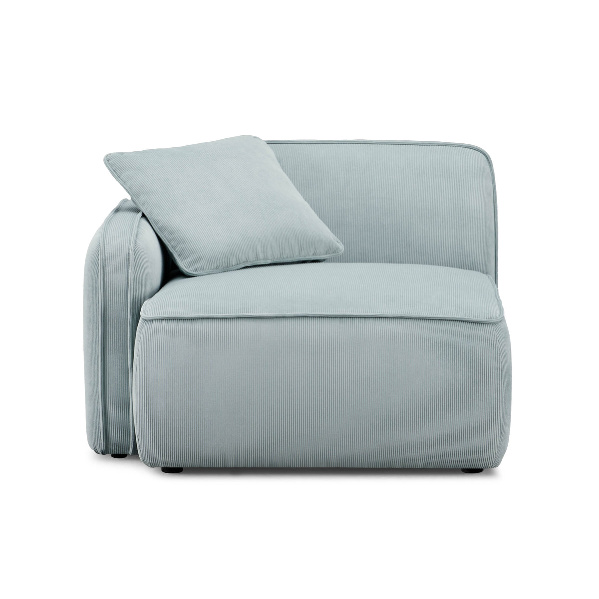 Travie Modular Corner Armchair - Sea Blue / LAF - Image 2
