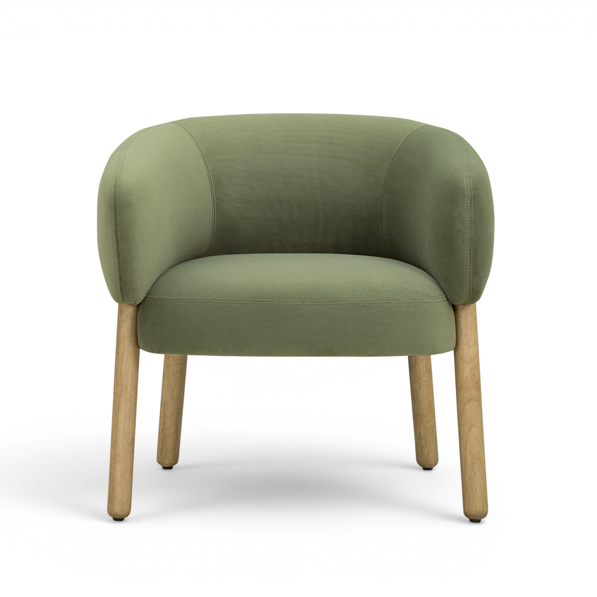 Foxy Performance Fabric Accent Chair - Olive Green - Image 3