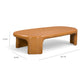Benito 55" Concrete Indoor/Outdoor Coffee Table - Ochre - Image 6