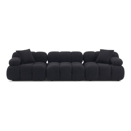 Calliope 118" Modular Sofa - Black - Image 1