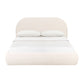 Bara Performance Velvet Bed - Cream / Queen - Image 3