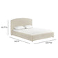 Leah Performance Chenille Bed - Cream / Queen - Image 10