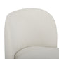 Persa Round Back Performance Chenille Dining Chair - Cream - Image 3