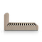 Leah 48" Special Sized Chenille Bed - Taupe - Image 7