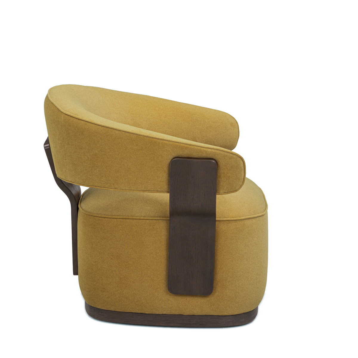 Madison Performance Swivel Accent Chair - Amber - Image 4