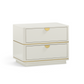 Julieta 28" 2-Drawer Nightstand - Cream - Image 2