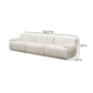 Zenith 117" Modular Sofa - Cream - Image 8