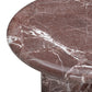 Juju Faux Marble Indoor/Outdoor Round Coffee Table (24"-32") - Red Levanto / 24" - Image 3