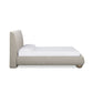 Rayne Textured Fabric Bed - Cream / Queen - Image 3