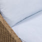 Axel Blue Boucle Outdoor Lounge Chair - Image 4