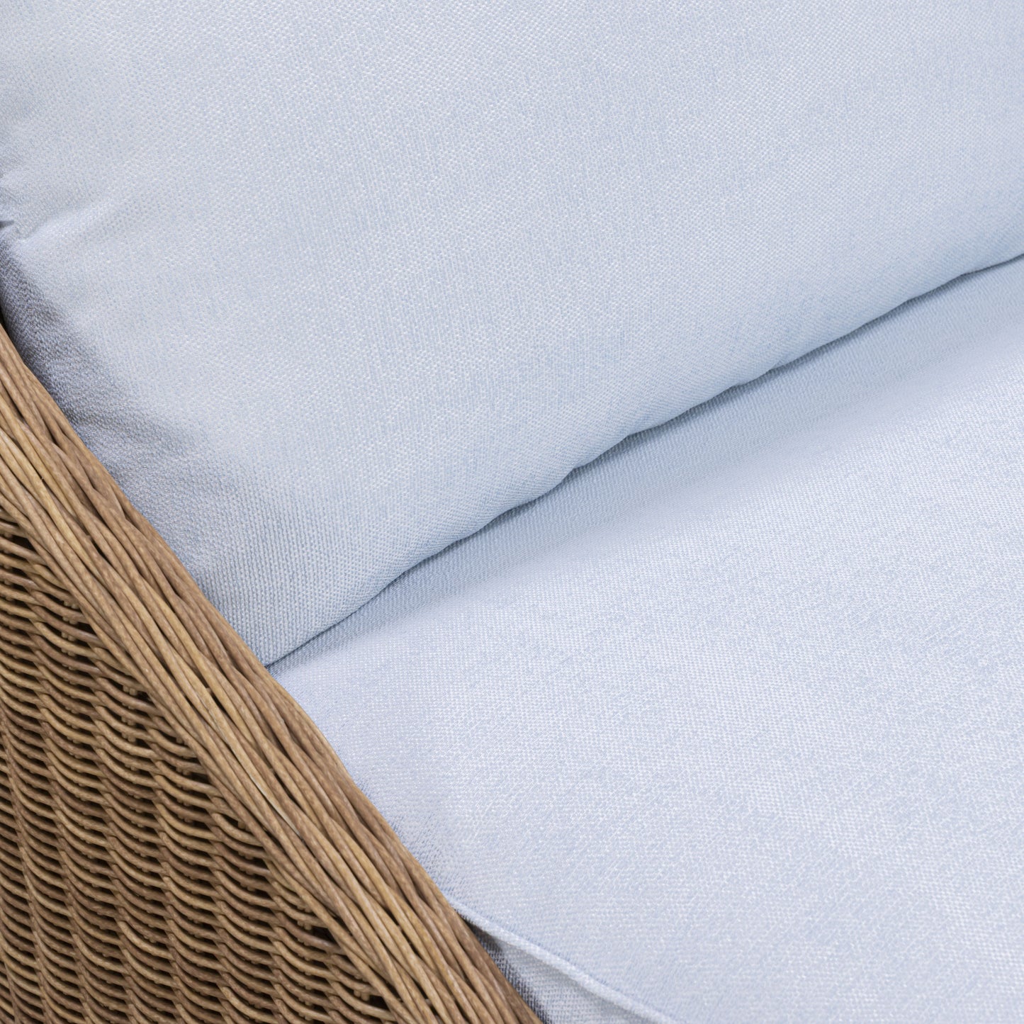 Axel Blue Boucle Outdoor Lounge Chair - Image 4