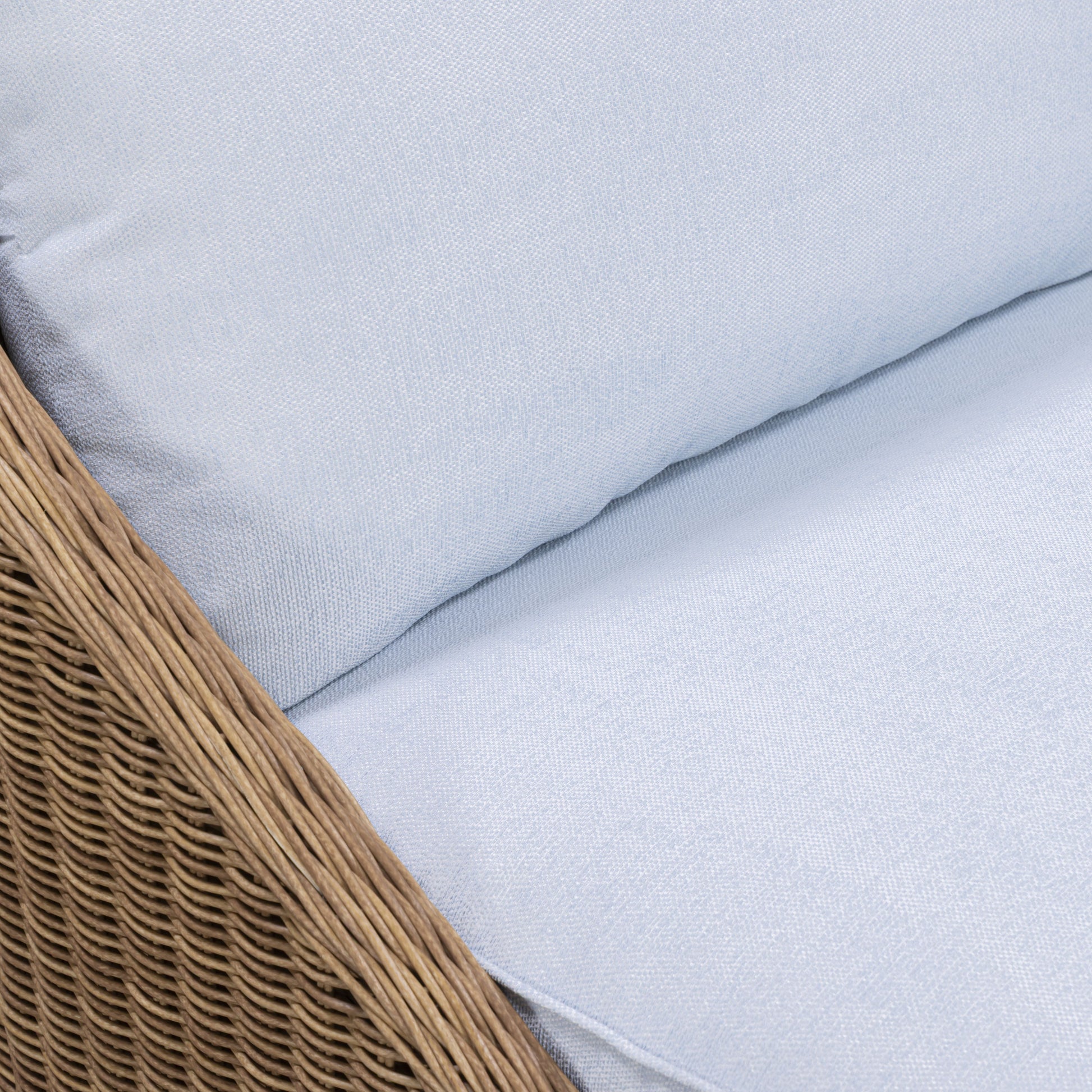 Axel Blue Boucle Outdoor Lounge Chair - Image 4