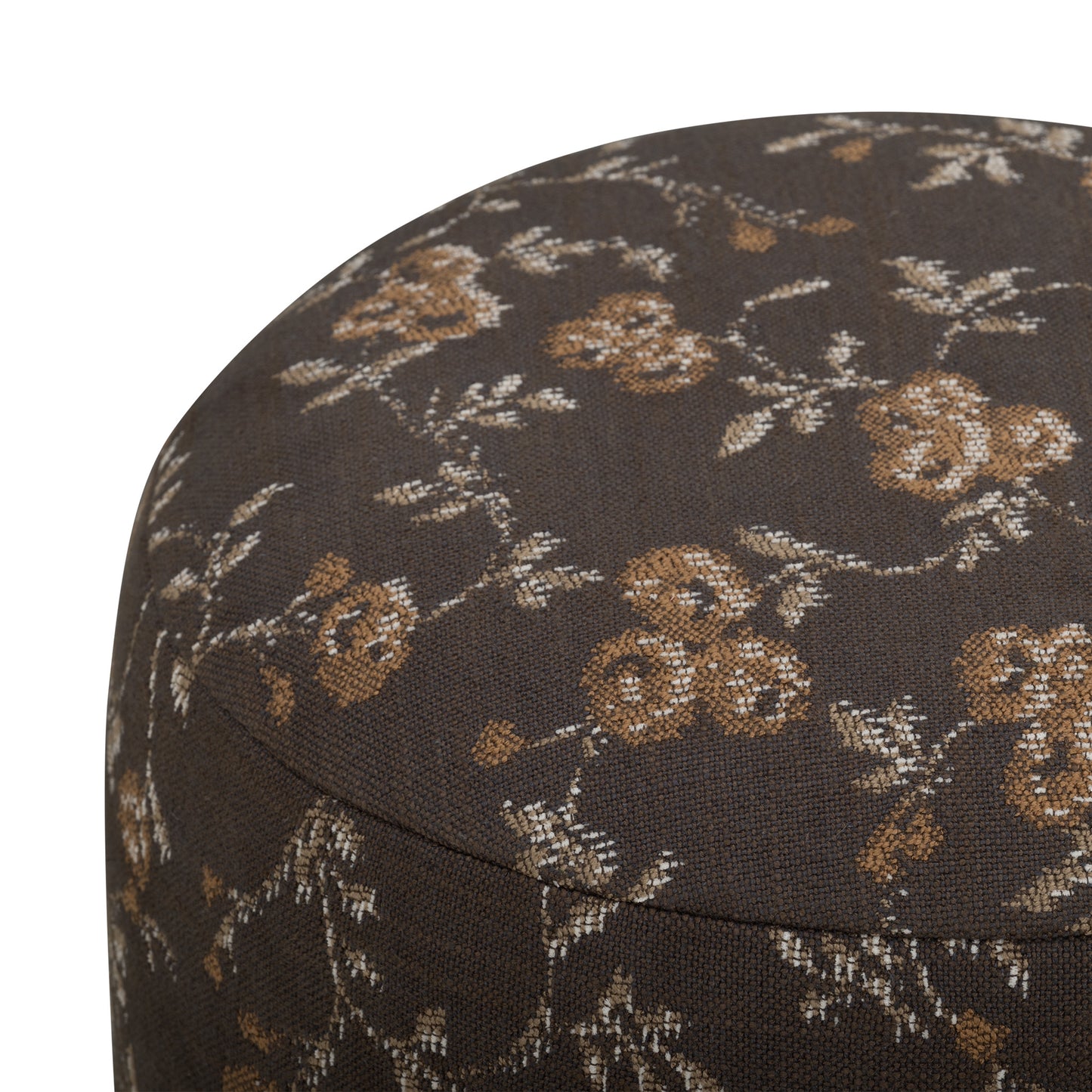 Bisou Performance Jacquard Ottoman - Java Floral - Image 3