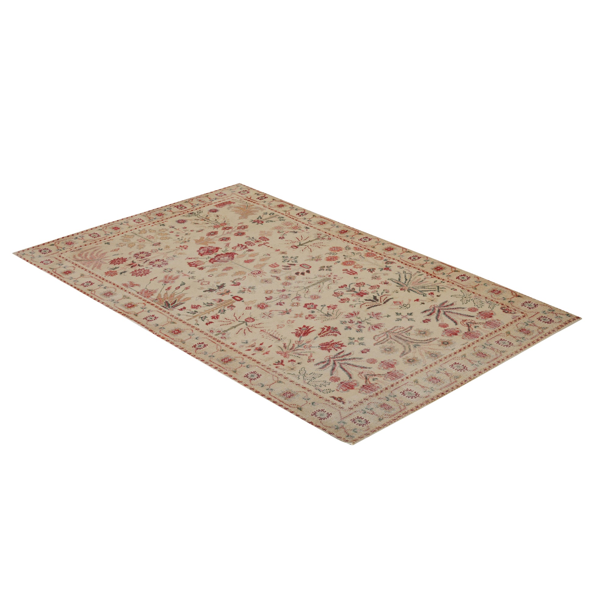 Jardin Hand Woven Wool Area Rug 5'X8' - Image 2