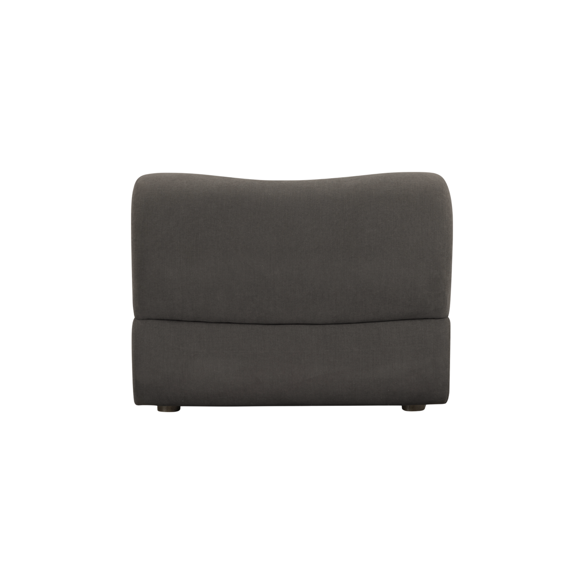 Zenith Modular Armless Chair - Grey - Image 6