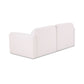 Gorge 81" Modular Loveseat - Cream - Image 7