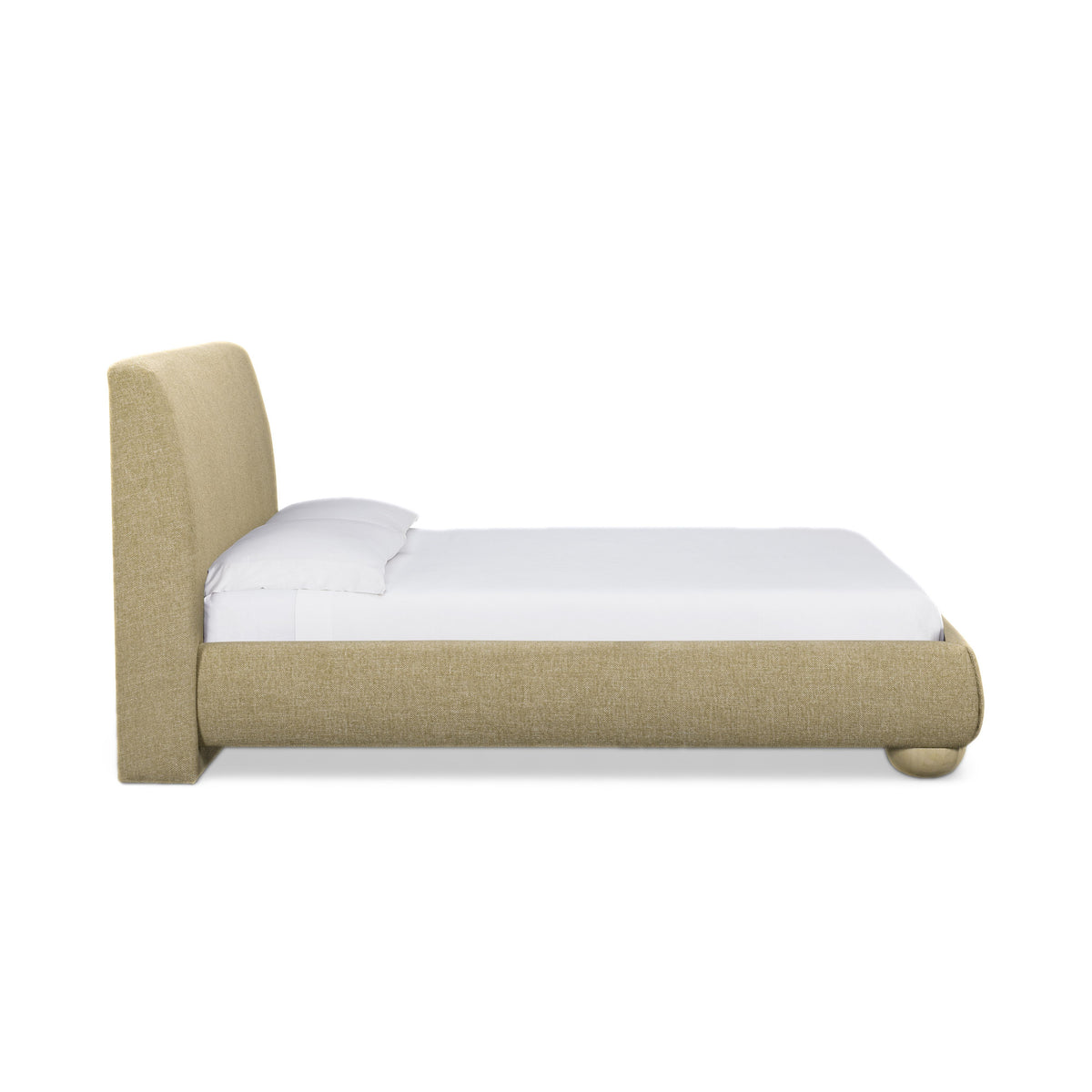 Rayne Textured Fabric Bed - Honey / Queen - Image 4