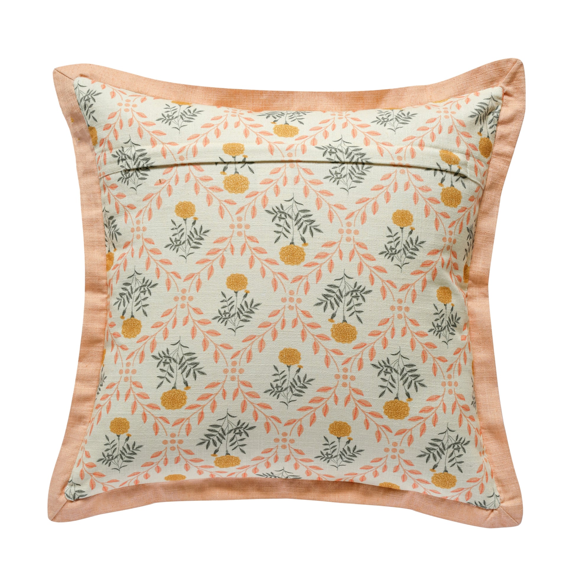 Dolce 20" Blush Pink Natural Cotton Throw Pillow - With Insert - Image 4