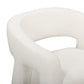 Florence Linen Accent Chair - Cream - Image 3