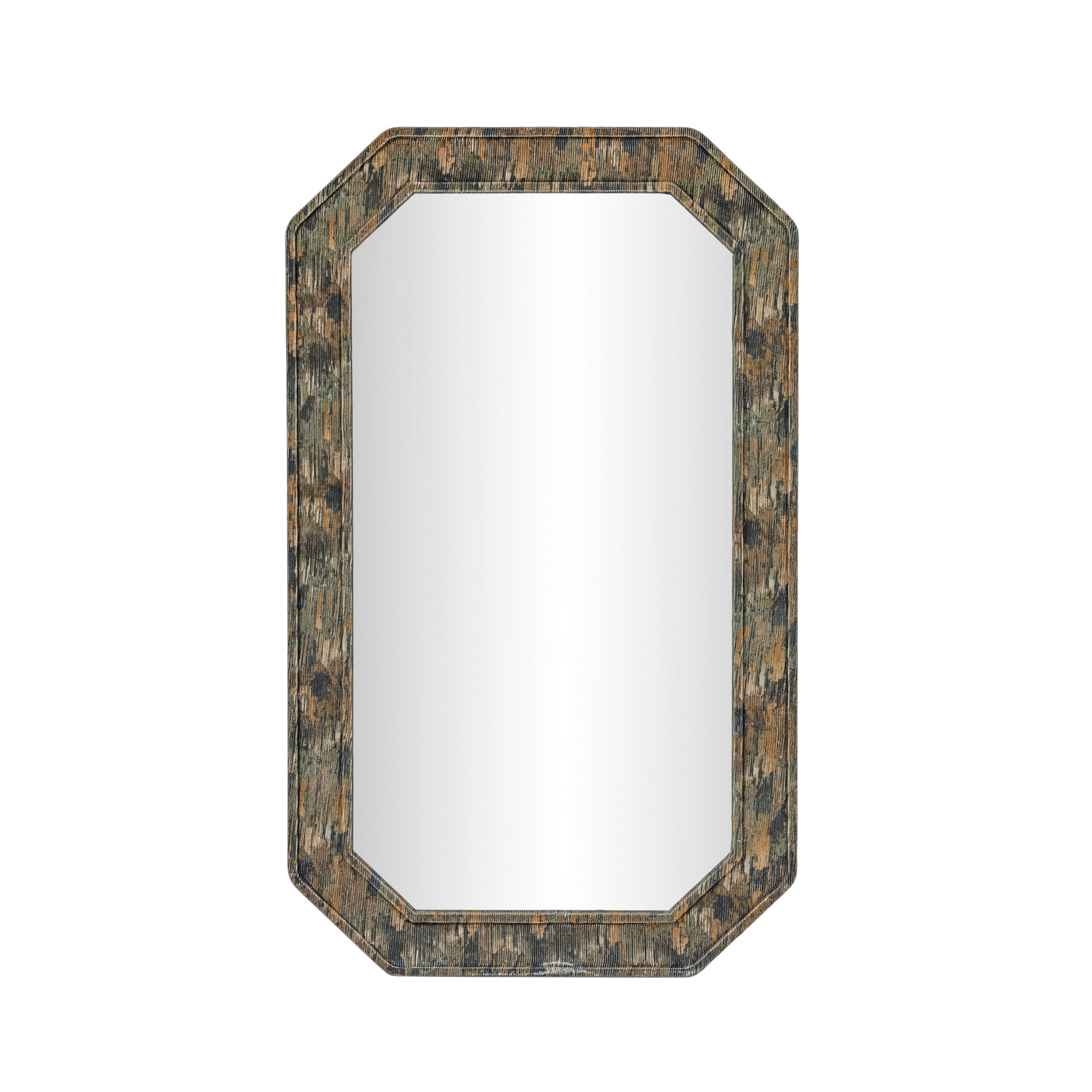 Charlene 35"X59" Jewel Wall Mirror - Watercolor Print - Image 2