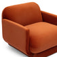 Azalea Performance Velvet Accent Chair - Rust Orange - Image 5